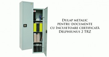 Dulap metalic pentru documente cu încuietoare certificată de calitate