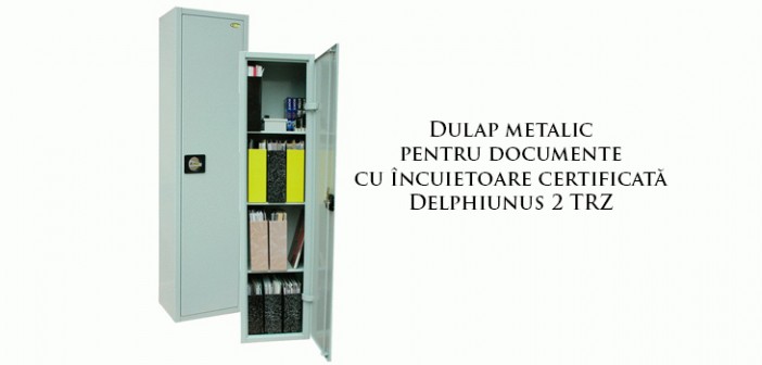 Dulap metalic pentru documente cu încuietoare certificată de calitate