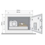 Seif cu incuietoare electronica ideal pentru case si hoteluri 200