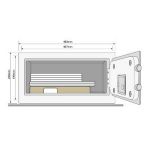 Seif pentru laptop cu inchidere electronica sau mecanica YLM/200/EG1