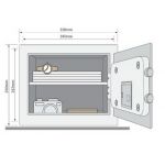 Seifuri cu deschidere automata Securitate Rezidential YSB/250/EB1