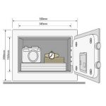 Seifuri cu display digital de Securitate Compact YSB/200/EB1