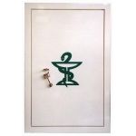 Dulapuri metalice de prim ajutor cu 3 rafturi B TRZ