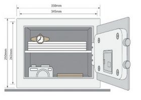 Seifuri cu deschidere automata Securitate Rezidential YSB/250/EB1