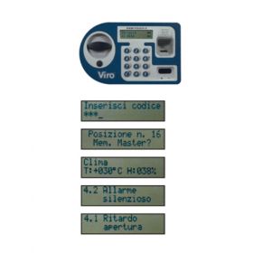 Seif de siguranta sistem electronic cu amprenta digitala RamTouch II Viro varianta de perete 3