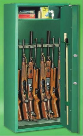 Dulap de arme cu caseta pentru munitie si usa blindata Brignoles 8